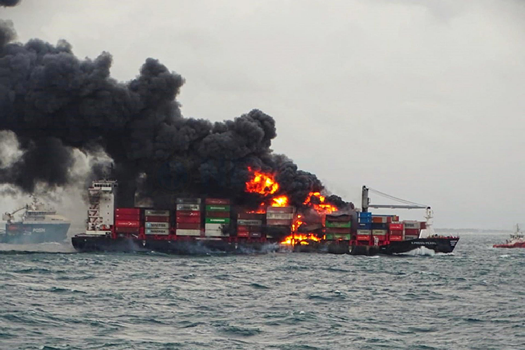 A Sunken Cargo Ship Off the Coast Of Sri Lanka Remains a Chemical Time Bomb